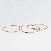 Dainty gold rings in classic, hammered and twisted finishes by SHAZOEY Australian handmade jewellery